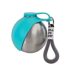 TrailSip 2-in-1 Dog Water Bottle & Bowl – Stainless Steel, Leak-Proof