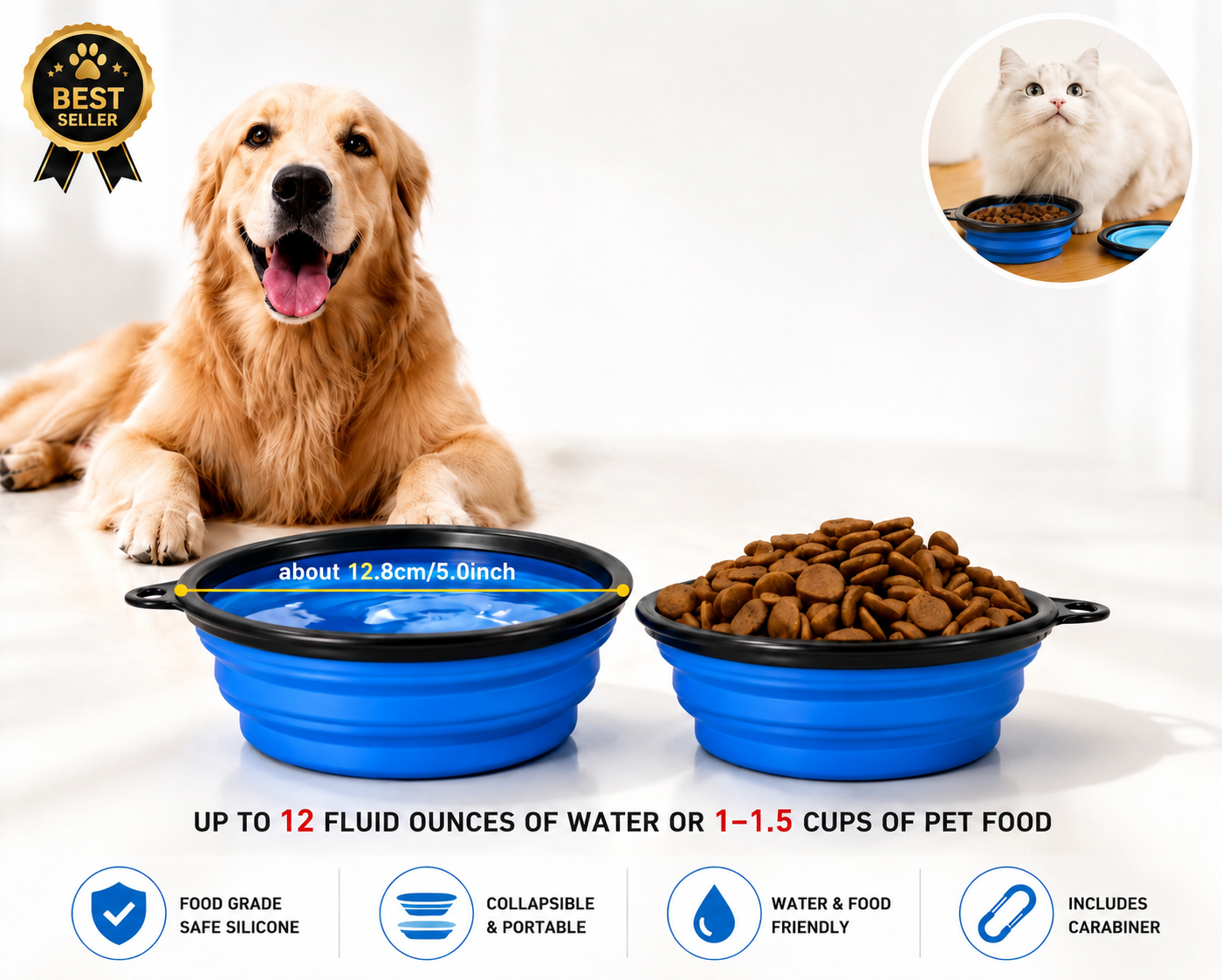 Trailmate Collapsible Travel Bowl