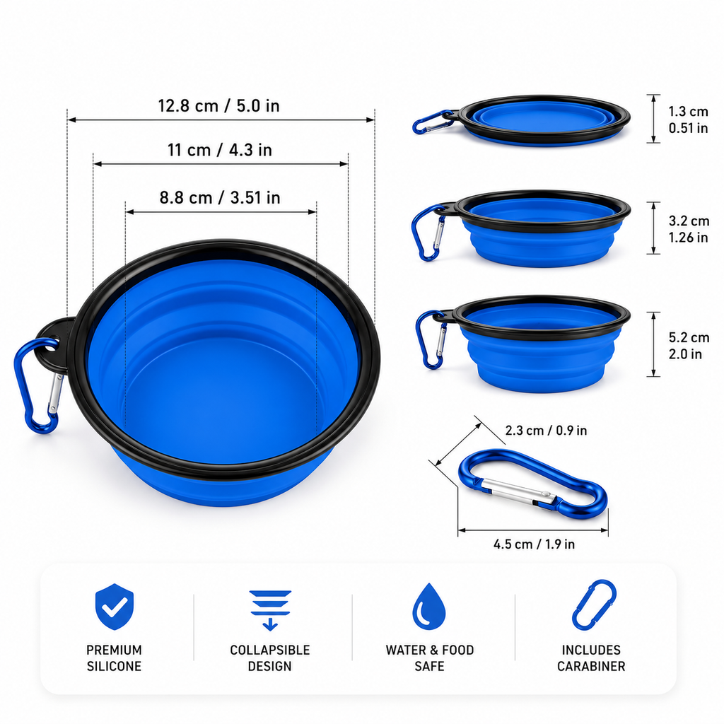 Trailmate Collapsible Travel Bowl
