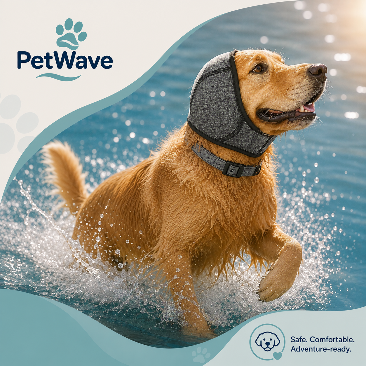 Noise-Cancelling Dog Ear Muffs – Waterproof, Calming Ear Protection